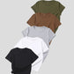 👕🎨 PROMO FLASH 50% SUR 5 T-SHIRTS ! Lot de 5 T-shirts Unis – Coton Doux, Coupe Classique, 13 Styles de Couleurs, Tailles XS-3XL, Parfait Quotidien 🌈