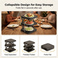⚡ 50% DE RÉDUCTION ! 🔥 Étagère de Rangement Multi-niveaux – ABS – Pliable & Verticale for Assiettes & Cuisine