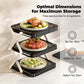 ⚡ 50% DE RÉDUCTION ! 🔥 Étagère de Rangement Multi-niveaux – ABS – Pliable & Verticale for Assiettes & Cuisine
