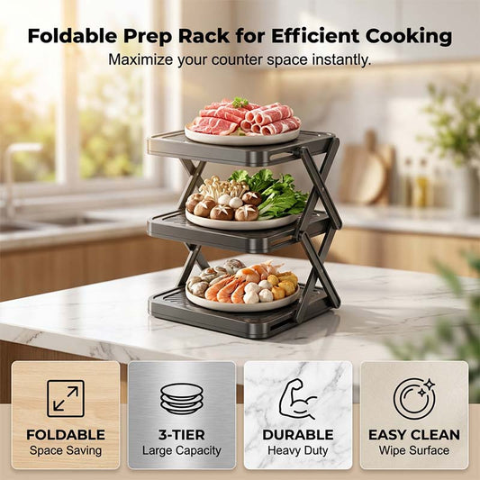 ⚡ 50% DE RÉDUCTION ! 🔥 Étagère de Rangement Multi-niveaux – ABS – Pliable & Verticale for Assiettes & Cuisine