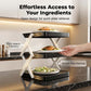 ⚡ 50% DE RÉDUCTION ! 🔥 Étagère de Rangement Multi-niveaux – ABS – Pliable & Verticale for Assiettes & Cuisine