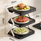 ⚡ 50% DE RÉDUCTION ! 🔥 Étagère de Rangement Multi-niveaux – ABS – Pliable & Verticale for Assiettes & Cuisine