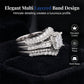 💍 PROMO LIMITÉE -50% ! ✨ Bague Femme Taille Princesse Zircone Cubique – Pavé Micro-Serti, Anneau Multi-Couches, Éclat Brillant · US 5–11 · Fiançailles & Anniversaire 💥