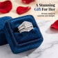 💍 PROMO LIMITÉE -50% ! ✨ Bague Femme Taille Princesse Zircone Cubique – Pavé Micro-Serti, Anneau Multi-Couches, Éclat Brillant · US 5–11 · Fiançailles & Anniversaire 💥