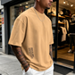 💐🎨🔥 PROMO LIMITÉE 50% ! T-Shirt Homme Oversize Streetwear – Mélange Coton, Imprimé Graphique Élégant, Coupe Ample, 7 Couleurs, Look Urbain Décontracté ✨