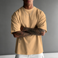 💐🎨🔥 PROMO LIMITÉE 50% ! T-Shirt Homme Oversize Streetwear – Mélange Coton, Imprimé Graphique Élégant, Coupe Ample, 7 Couleurs, Look Urbain Décontracté ✨