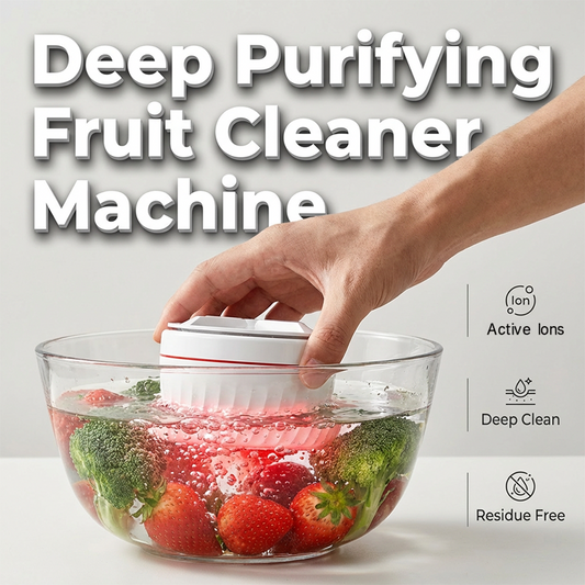 ⏰🔥 VENTE FLASH 2026 – 50% DE RÉDUCTION ! 🥗 Purificateur Portable de Fruits & Légumes – Technologie Ionique Électrolytique, Opération 1 Bouton, Design Compact pour Voyage 💞✨