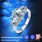 💍 -50% ! ✨ Bague de Fiançailles Trois Pierres en Moissanîte – Grade D VVS1 – 2,0 ct + 0,5 ct × 2 – Certifiée & Écrin Cadeau 🎁