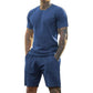 👕🩳 PROMO FLASH 50% ! Ensemble de Sport Homme 2 Pièces – T-shirt & Short Respirant, Technologie d'Évacuation d'Humidité, 6 Couleurs, Taille M-3XL, Parfait pour Course & Salle de Sport 💪
