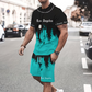 👕🔥 PROMO FLASH 60% ! Ensemble Homme T-shirt & Short Imprimé Graphique – Tissu Doux, Design Audacieux, 6 Couleurs, Taille S-5XL, Parfait pour l'Été ☀️