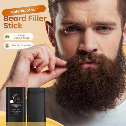 💈 PROMO FLASH : 50% DE RÉDUCTION ! Stick Colorant Barbe & Cheveux – Waterproof avec Applicateur Peigne de Précision for une Couverture Instantanée et Naturelle des Racines et Poils Blancs ✨