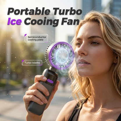 🌀💨 PROMO FLASH 50% ! Ventilateur de Rafraîchissement Portable 3 en 1 – Refroidissement Semi-conducteur, 100 Vitesses, Batterie 12h, Compact, 4 Couleurs, Parfait pour Camping & Déplacements 🔋