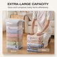🧳 PROMO FLASH : 50% DE RÉDUCTION ! ⚡ Grand Sac de Rangement Sous Vide Compressible – Sans Pompe & Étanche – PA+PE for Gain de Place Jusqu'à 80% ✨