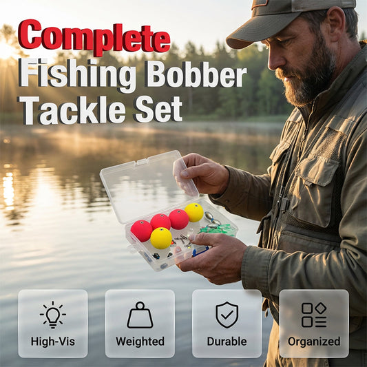 🎣✨ PROMO FLASH : 50% DE RÉDUCTION ! Kit de Pêche au Flotteur avec Plombs et Accessoires – Mousse Haute Densité Ultra-Résistante & Couleurs Néon Très Visibles for des Touches Détectées et des Lancers Précis ✨