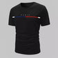 👕🗼 PROMO FLASH 50% ! T-shirt Homme Graphique Minimaliste "PARIS" – Design Parisien Tricolore, Tissu Infroissable Léger, Coupe Ajustée, 5 Couleurs Classiques 🌟