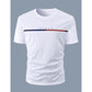 👕🗼 PROMO FLASH 50% ! T-shirt Homme Graphique Minimaliste "PARIS" – Design Parisien Tricolore, Tissu Infroissable Léger, Coupe Ajustée, 5 Couleurs Classiques 🌟
