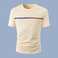 👕🗼 PROMO FLASH 50% ! T-shirt Homme Graphique Minimaliste "PARIS" – Design Parisien Tricolore, Tissu Infroissable Léger, Coupe Ajustée, 5 Couleurs Classiques 🌟