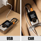 🚗 -50% ! 🔧 Gonfleur de Pneus Portable – Compresseur d’Air Intelligent – Batterie 3000 mAh & Type-C – Arrêt Automatique & Éclairage LED pour Urgences Routières 🛞
