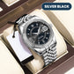 ⌚🤵 PROMO FLASH 50% ! Montre Homme d'Affaires en Acier Inox – Mouvement Quartz Suisse, Cadran Épuré, 8 Finitions (Doré/Argenté/Noir), Étanche, Style Classique & Intemporel ✨