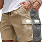 🩳🌟 PROMO FLASH 50% ! Short Cargo Homme Taille Élastique – Tissu Respirant Anti-Humidité, 5 Couleurs, Multi-Poches, Léger & Polyvalent 🎒