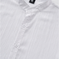 👔🏖️ PROMO FLASH 50% ! Chemise Homme Col Montant Tissu Froissé – Polyester Léger Respirant, Coupe Décontractée, 10 Couleurs, Tailles S-2XL ✨