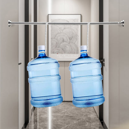 🎉 -50% ! 💰 Tringle Extensible Sans Trou – Acier Inoxydable – 7 Tailles de 70 à 292 cm – Installation Sans Outil – Pour Rideaux, Placard, Douche et Séparation 🏠