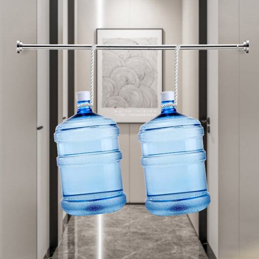 🎉 -50% ! 💰 Tringle Extensible Sans Trou – Acier Inoxydable – 7 Tailles de 70 à 292 cm – Installation Sans Outil – Pour Rideaux, Placard, Douche et Séparation 🏠