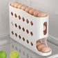 🥚 -50% ! 🧊 Organisateur de Rangement d’Œufs pour Réfrigérateur – PP – 32×18×7 cm – ~30 Œufs – Design à Gravité – Empilable – Blanc Cassé/Beige/Blanc 🥚