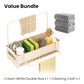 🔥🧽 PROMO FLASH 50% ! Organisateur d'Évier Multifonction – Porte-Éponge, Brosse & Torchon, Acier Carbone, Drainage Rapide, Gain de Place Maximal pour Cuisine ✨