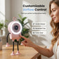 🤖🌀 PROMO FLASH 50% ! Ventilateur Bureau Robot Flexible LED – Membres Pliants, Affichage Numérique, USB-C, 5 Vitesses, 8 Coloris, Idéal Bureau & Maison 💡