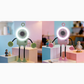 🤖🌀 PROMO FLASH 50% ! Ventilateur Bureau Robot Flexible LED – Membres Pliants, Affichage Numérique, USB-C, 5 Vitesses, 8 Coloris, Idéal Bureau & Maison 💡
