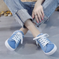 👟⏰ PROMO FLASH 50% ! Mules Baskets en Jean pour Femme – Enfiler Facile, Semelle Confortable, Style Effiloché Tendence, Parfaites pour l'Été & Look Décontracté ☀️