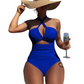 🏊‍♀️ PROMO EXCLUSIVE 50% ! 👙 Maillot 1 Pièce Femme Dos Nulé & Bretelles Croisées – Gainant, Volants & Tissu Confort 🌴