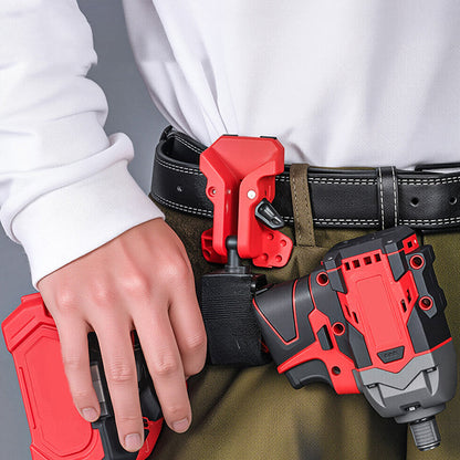 🛠️⚡ PROMO FLASH 50% ! Porte-Outils Électrique Ceinture – Étui Autobloquant, Construction ABS Haute Résistance, Clip de Sécurité Renforcé, Universel 🧰