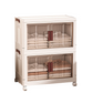 🦦 50% DE RÉDUCTION ! 🧺 Bac de Rangement Pliable Grande Capacité avec Couvercle – 3 Étages, Portes Magnétiques & Roulettes – Idéal pour Vêtements, Jouets et Couvertures 🏠✨