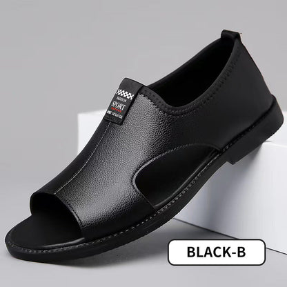 💐🦶 PROMO FLASH 50% ! Sandales Homme à Boucles Réglables – Semelle Antidérapante, Confort Respirant, Design Minimaliste, Parfaites pour l'Été & le Quotidien 🔄