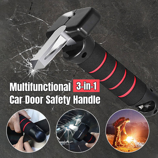 🔧✨ PROMO FLASH : 50% DE RÉDUCTION ! Marteau de Sécurité 3-en-1 pour Voiture – Brise-Vitre, Coupe-Ceinture & Lampe Torche LED for une Évasion Rapide et Sûre en Cas d'Urgence ✨