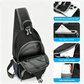 🎒⚡ PROMO FLASH 50% ! Sac Bandoulière Homme Sport Outdoor – Tissu Oxford Durable, Dos Respirant, Multi-Poches Organisation, Imperméable aux Éclaboussures 🌦️