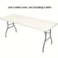 🧶✨ PROMO FLASH 50% ! Housse de Table Élastique Spandex – Universelle, Rectangle & Carré, 9 Couleurs, 4 Tailles, Pour Événements, Mariages & Maison 🍾