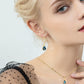 💎🔥 PROMO FLASH 50% ! Boucles d'oreilles Phoenix Étincelantes en Or Plaqué – Zirconia Cubique AAA, 2 Options (Saphir Bleu ou Perle), 6.9×1.2 cm, Cadeau Parfait pour Événements Spéciaux ✨