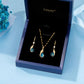 💎🔥 PROMO FLASH 50% ! Boucles d'oreilles Phoenix Étincelantes en Or Plaqué – Zirconia Cubique AAA, 2 Options (Saphir Bleu ou Perle), 6.9×1.2 cm, Cadeau Parfait pour Événements Spéciaux ✨