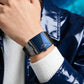 ⌚ PROMO LIMITÉE 50% DE RÉDUCTION ! ✨ Montre à Quartz Homme Cadran Carré – Design Unique, Acier Inox & Style Polyvalent 🔥