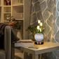 🌷 50% DE RÉDUCTION ! 💡 Veilleuse Bouquet de Tulipes – Verre & Métal – Lueur Douce & USB for Chambre & Nursery