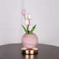 🌷 50% DE RÉDUCTION ! 💡 Veilleuse Bouquet de Tulipes – Verre & Métal – Lueur Douce & USB for Chambre & Nursery