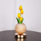 🌷 50% DE RÉDUCTION ! 💡 Veilleuse Bouquet de Tulipes – Verre & Métal – Lueur Douce & USB for Chambre & Nursery
