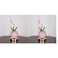 🌷 50% DE RÉDUCTION ! 💡 Veilleuse Bouquet de Tulipes – Verre & Métal – Lueur Douce & USB for Chambre & Nursery