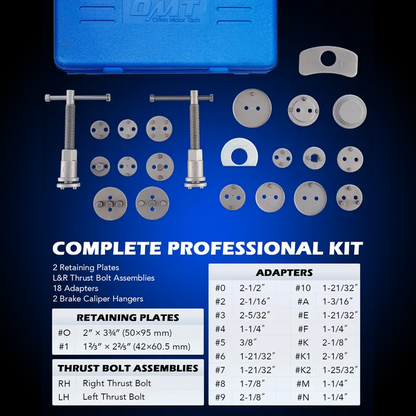 🔧 LIMITED TIME 50% OFF! 🛠️ Disc Brake Caliper Compressor Tool Kit – Efficient Piston Retraction, Magnetic Threaded Rods & Universal Compatibility ✨
