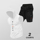 👕🔥 PROMO FLASH 30% ! Ensemble Sport Homme – Sweat Sans Manches & Short Décontracté, Tissu Confortable, Style Streetwear Athlétique ⏰