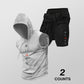 👕🔥 PROMO FLASH 30% ! Ensemble Sport Homme – Sweat Sans Manches & Short Décontracté, Tissu Confortable, Style Streetwear Athlétique ⏰