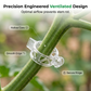 🌸🌿 PROMO FLASH 50% ! Lot de 100 Attaches Douces Réutilisables pour Plantes – Fixation Rapide, Aéré, Résistant aux UV, Soutien pour Orchidées, Tomates & Rosiers 🦋
